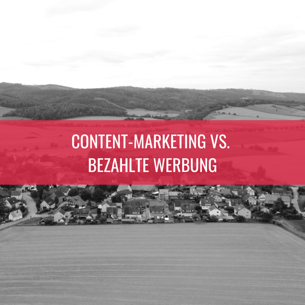 Content Marketing Vs Bezahlte Werbung Gutacker Mediade